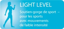 Soutien-gorge de sport seamless light level