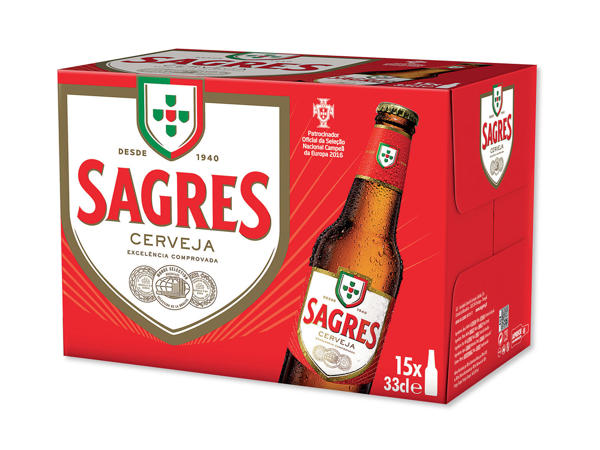 Sagres(R) Cerveja Pack Económico