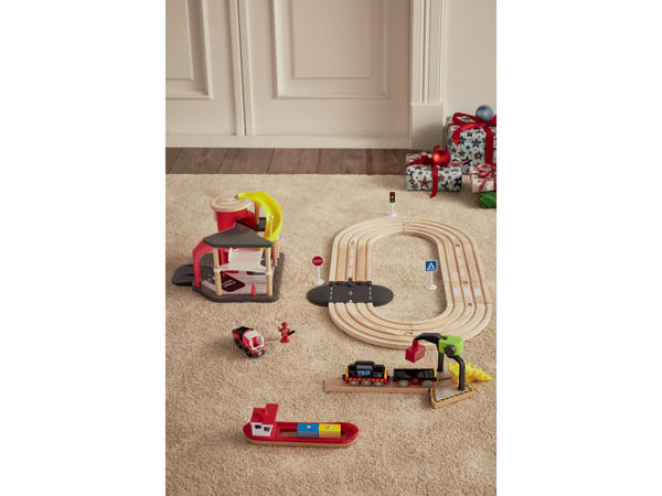 Wooden Vehicle and Building Sets Assortment