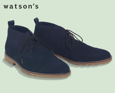 WATSON'S Herren-Veloursleder-Boots
