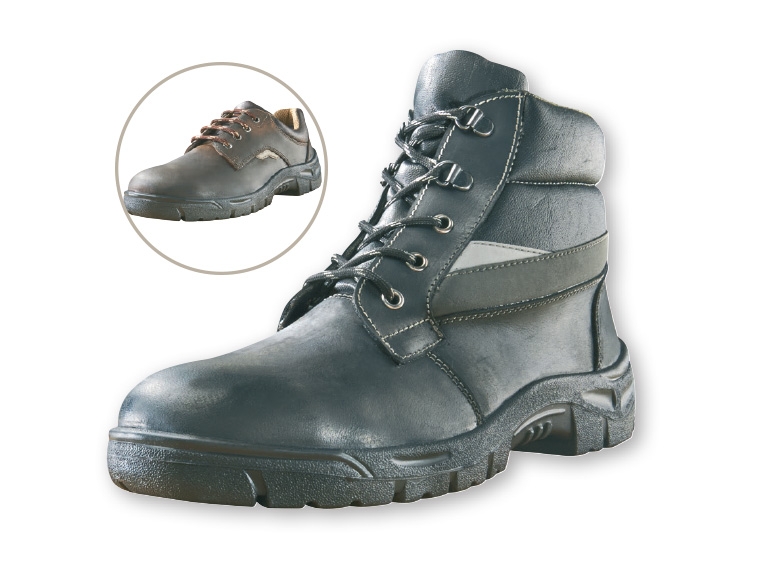 Powerfix Profi Men's Leather Safety Boots
