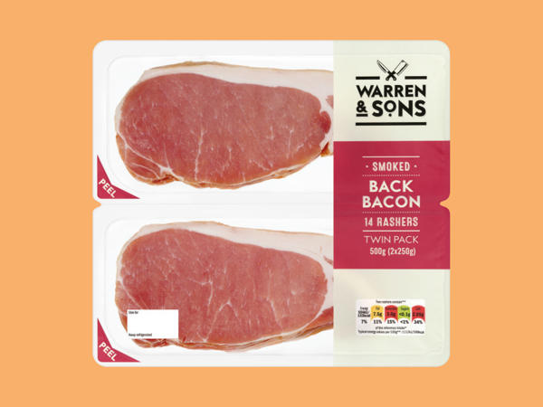 Warren & Sons Twin Pack Back Bacon