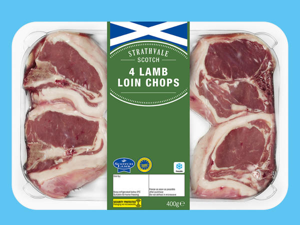 4 Lamb Loin Chops