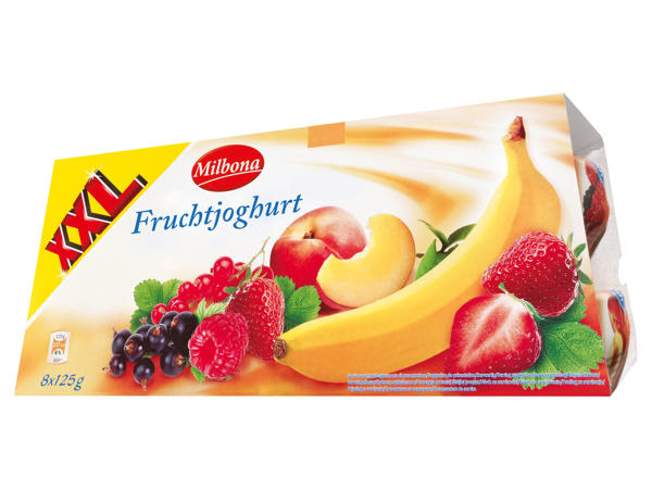 MILBONA Fruchtjoghurt 8er-Mix