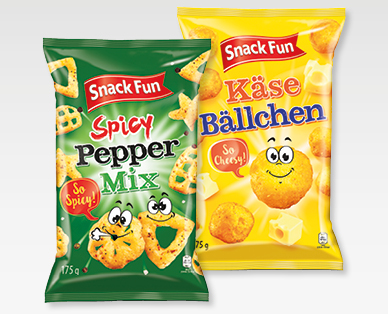 SNACK FUN Spicy Pepper Mix/Käsebällchen
