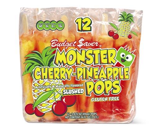 Budget Saver 
 Cherry Pineapple Monster Pops