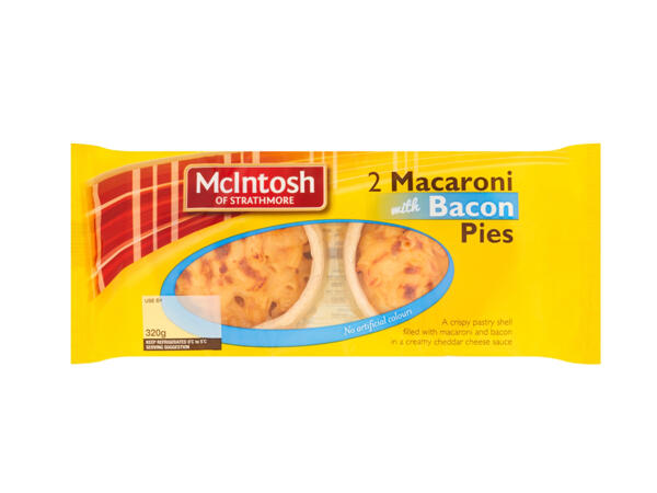 McIntosh of Strathmore Macaroni & Bacon Pies