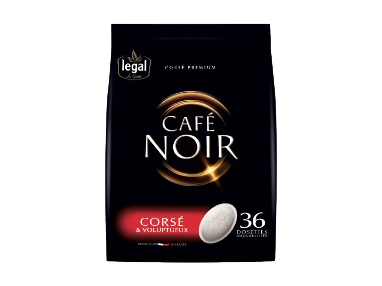 Legal café noir 36 dosettes
