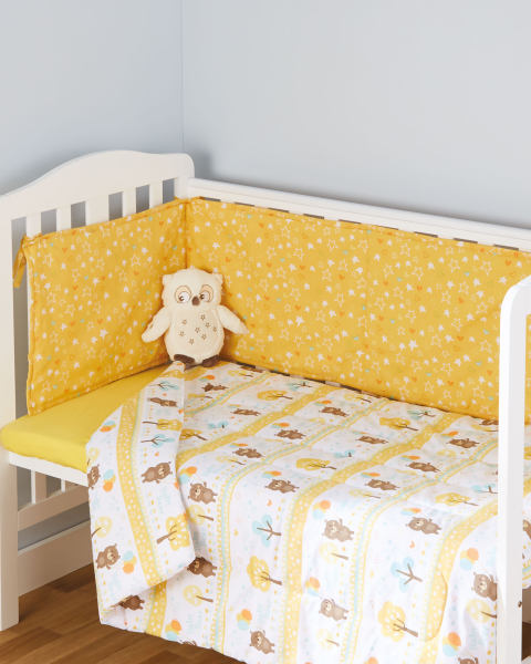 Baby Bear Bumper & Quilt Set