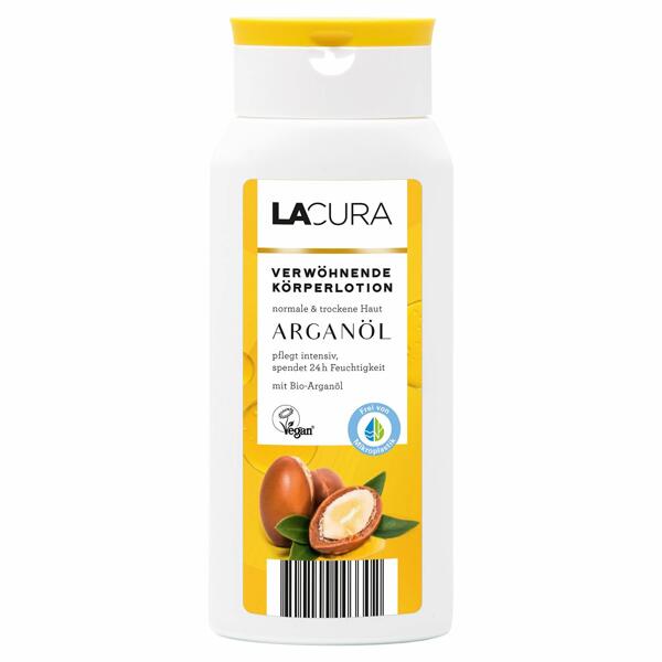 LACURA Duschgel/Körperlotion Arganöl 300 ml