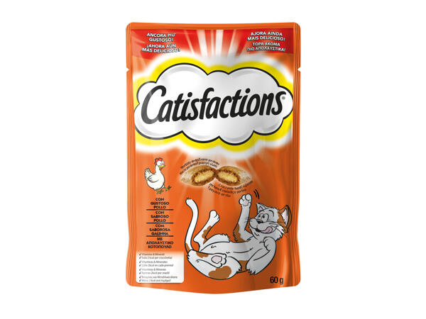 Catisfactions(R) Snack para Gato de Galinha