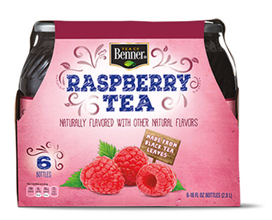 Benner Raspberry or Diet Raspberry Tea 6 Pack