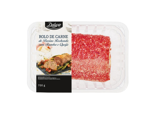 Deluxe(R) Rolo de Carne de Bovino Recheado com Fiambre e Queijo