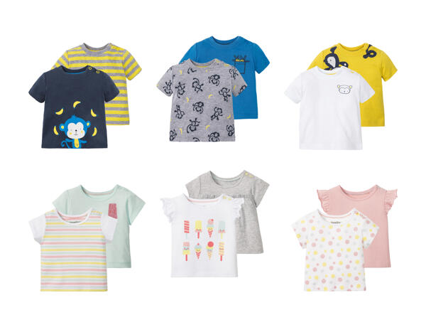 Baby-T-Shirts, 2er
