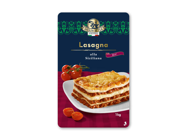 Sicilianskinspireret lasagne