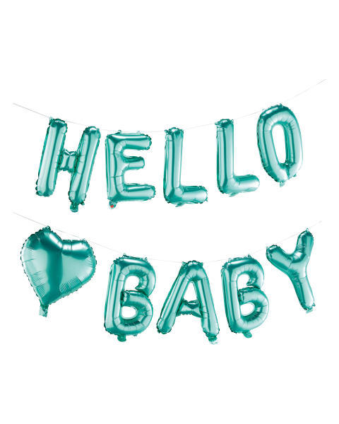 Hello Letter Baby Shower Balloons