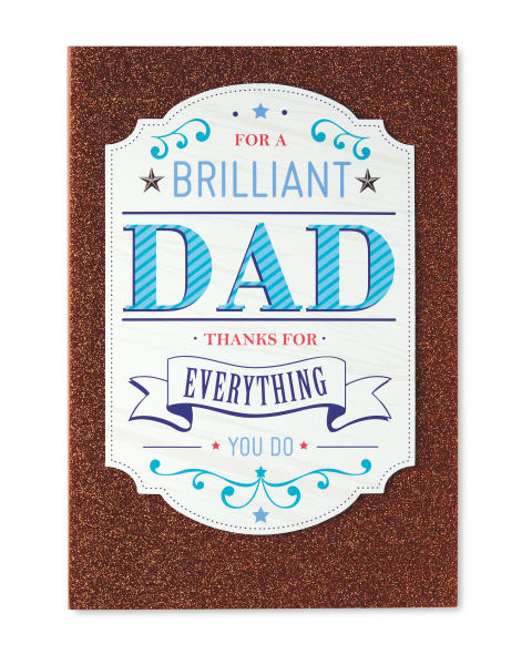 Brilliant Dad Large Card