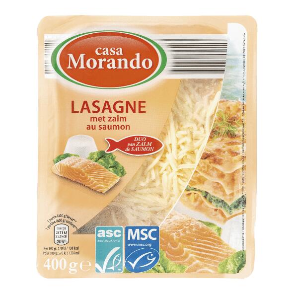 CASA MORANDO(R) 				Lasagne au saumon