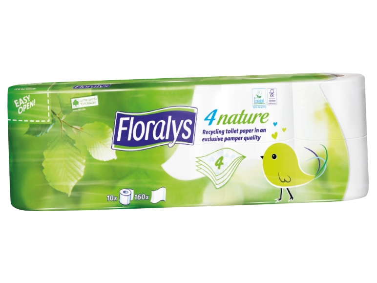 FLORALYS Recycling-Toilettenpapier
