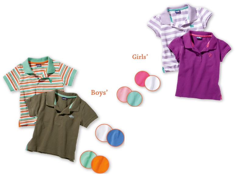 Lupilu(R) Girls' or Boys' Polo Shirts