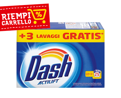 DASH Actilift detersivo in polvere