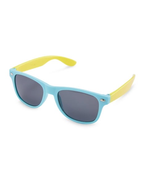 Blue Kids Sunglasses with Case