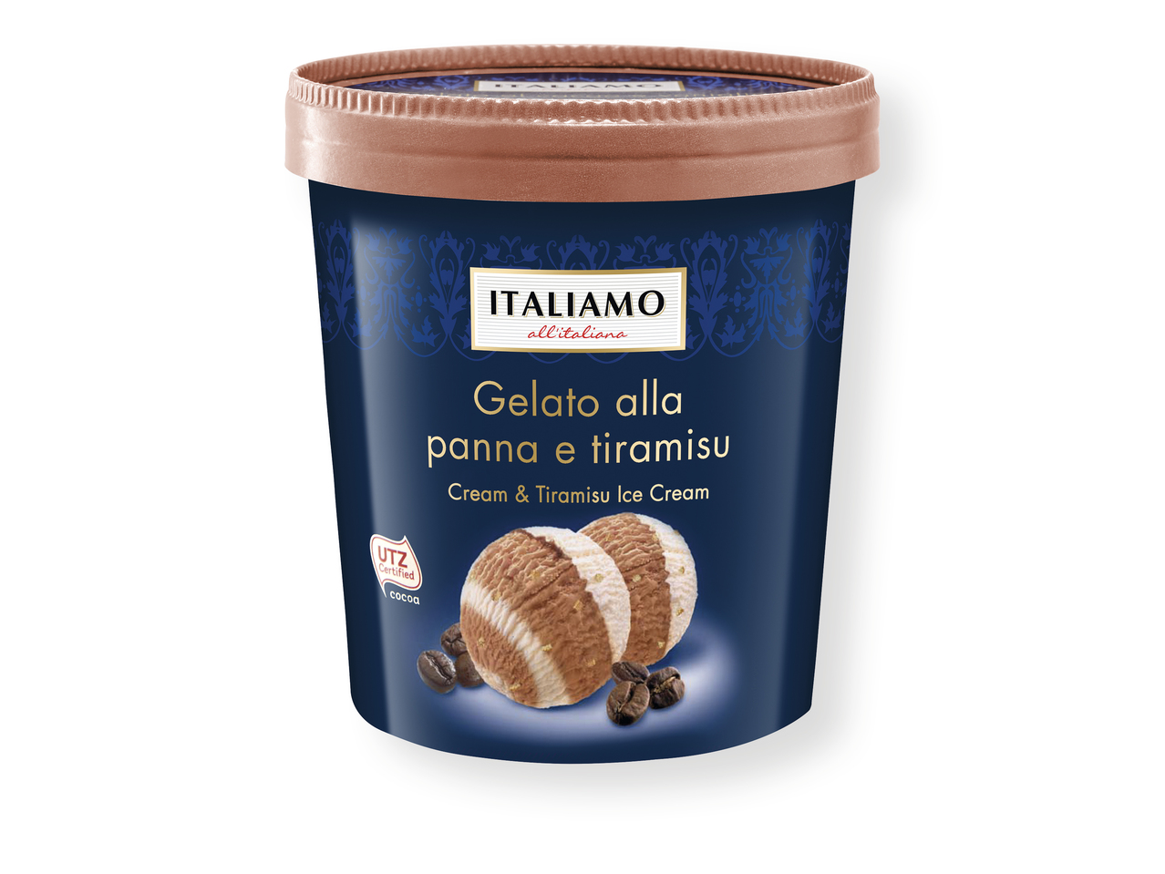 'Italiamo(R)' Helado de crema de nata