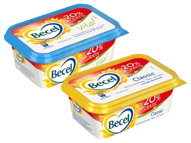 BECEL Margarine 250 g + 50 g gratis
