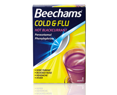 Beechams™ Cold & Flu Hot Blackcurrant^