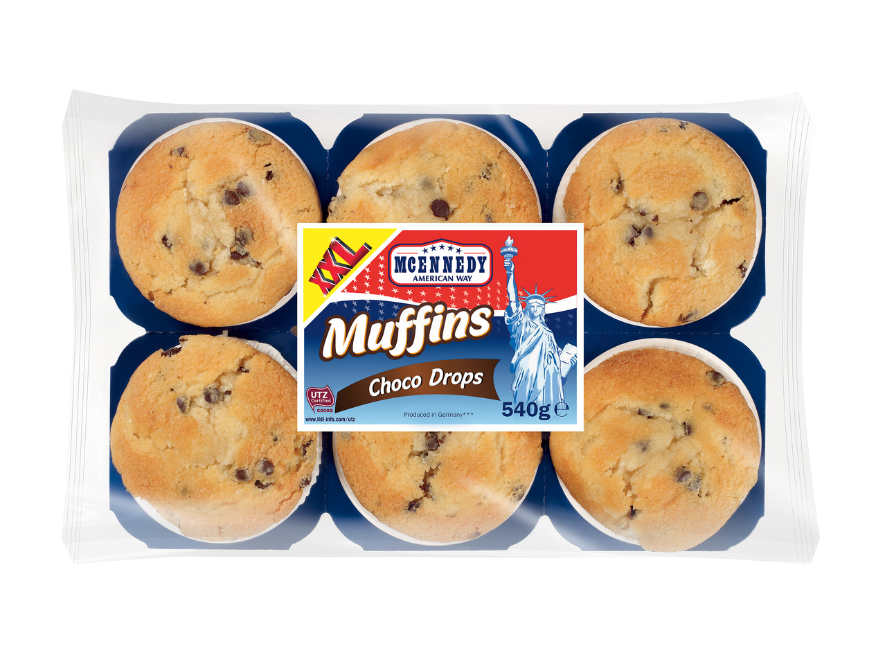 Muffins aux pépites de chocolat1