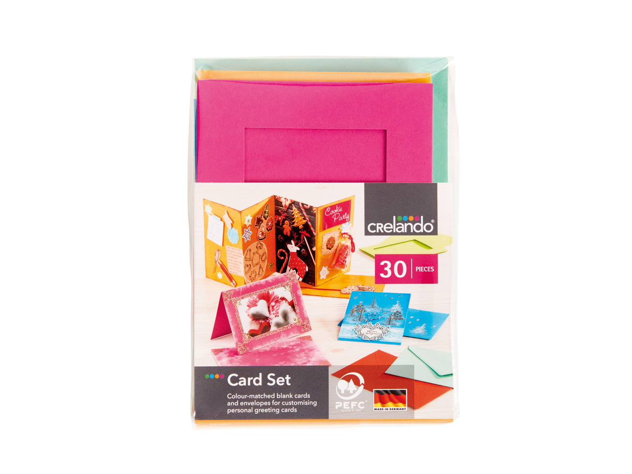 CRELANDO Greeting Card Set/ Sticker Set