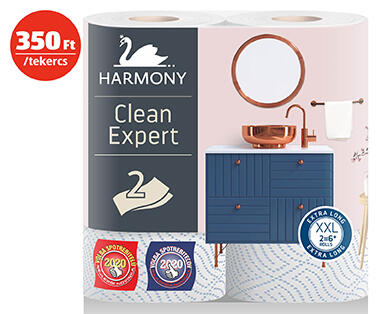 HARMONY 
 Clean Expert konyhai törlőkendő, 2 tekercs