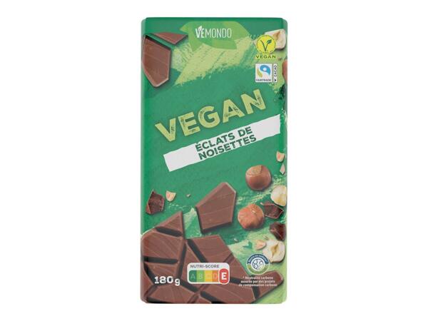 Chocolat aux noisettes vegan