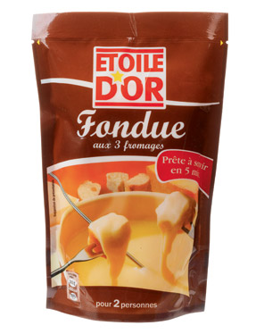 Préparation pour fondue aux 3 fromages