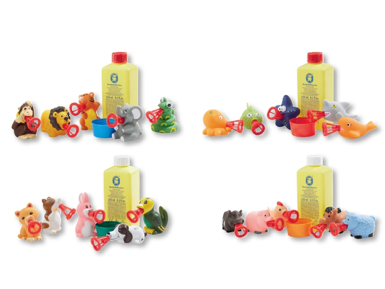 Jocuri cu baloane de sapun Mini-Bubbelix, 4 modele