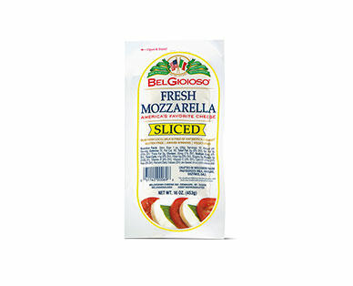 BelGioioso 16 oz. Fresh Mozzarella Sliced Log