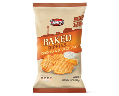 Clancy's Rippled Baked Potato Crisps