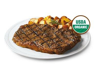 Simply Nature Fresh Organic Grass-Fed Top Sirloin Steaks
