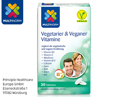 MULTINORM Vegetarier & Veganer Vitamine