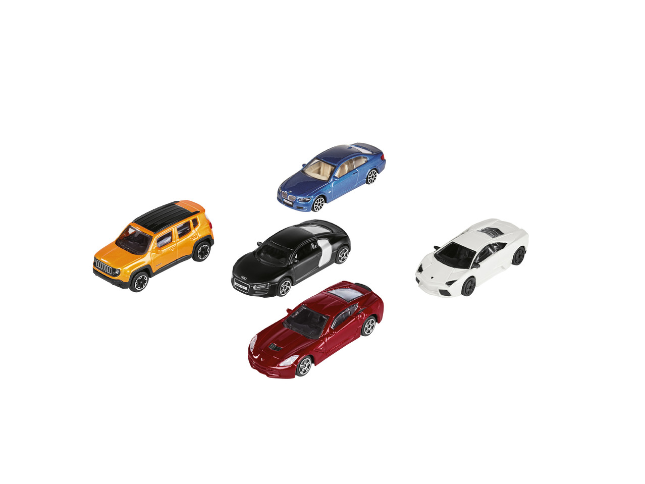 Modely aut–5 kusů