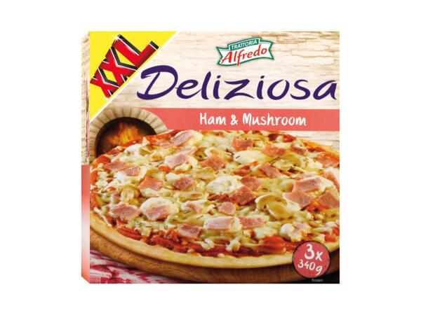 XXL Ham & Mushroom Pizza