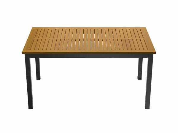 Mesa de madera para jardín 150 x 74 cm