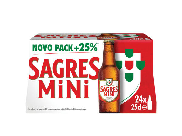 Sagres(R) Cerveja Mini Pack Económico
