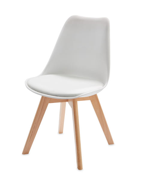 Home Creation White Chairs 2-Pack