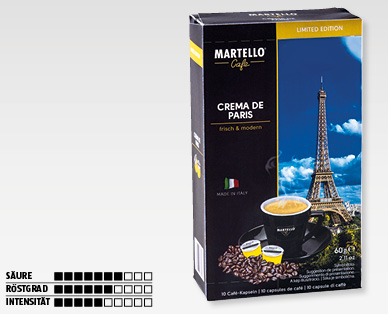 MARTELLO(R) Kaffee-Kapseln "Crema de Paris"