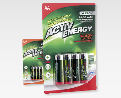 ACTIV ENERGY(R) Ready to use Akkus