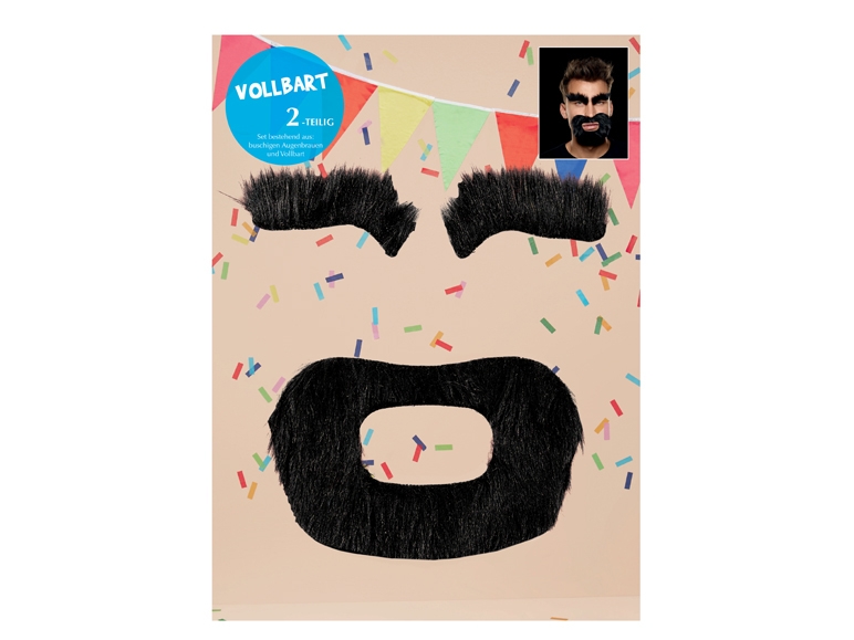 Carnival Beard, Moustache, Sideburns