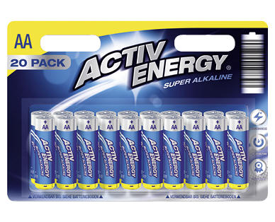 ACTIV ENERGY(R) Batterien AA & AAA, 20er-Packung