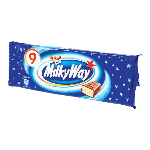 MILKY WAY(R) 				Barres de chocolat, 9 pcs