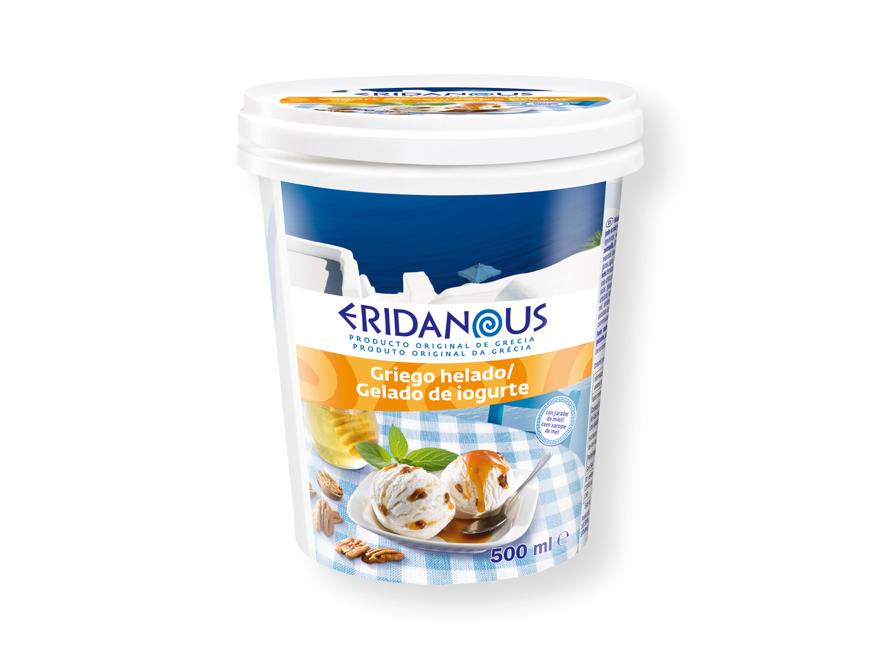 'Eridanous(R)' Yogur helado de miel y nueces caramelizadas